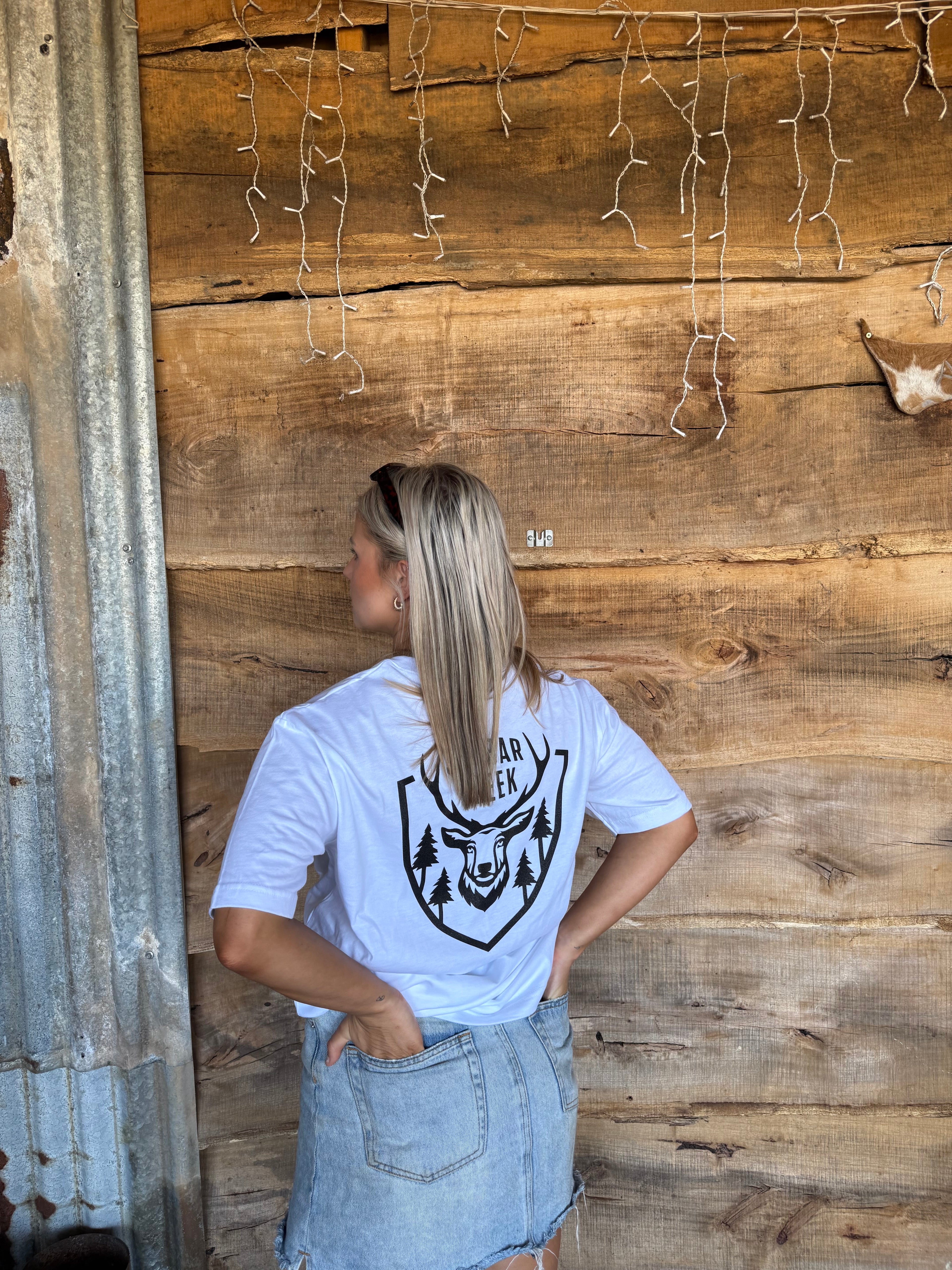 Sambar Creek Premium Tees - White