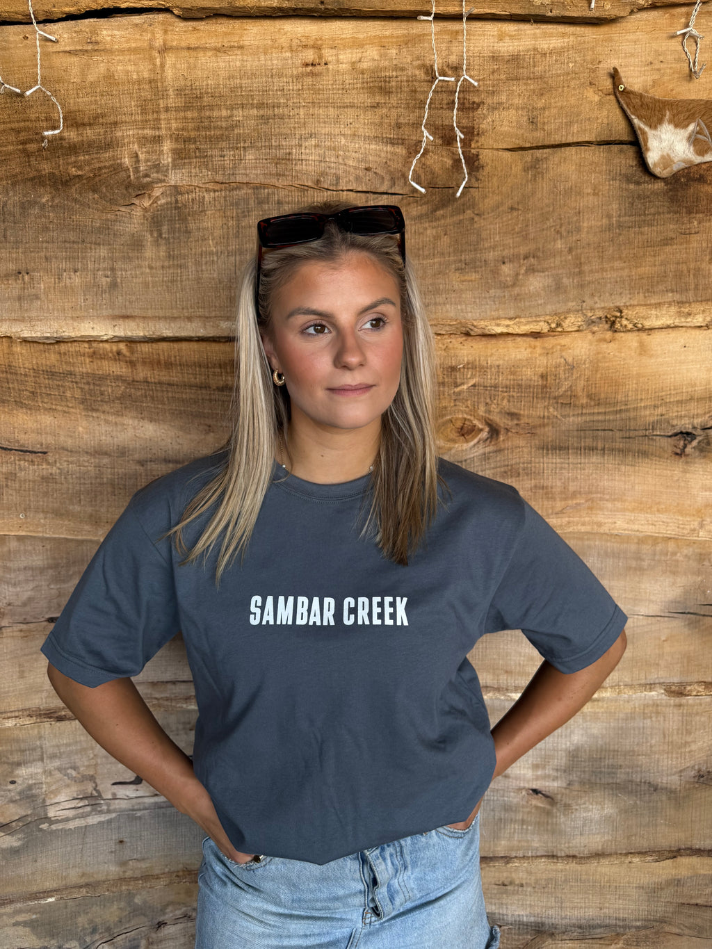 Sambar Creek Premium Tees - Stone