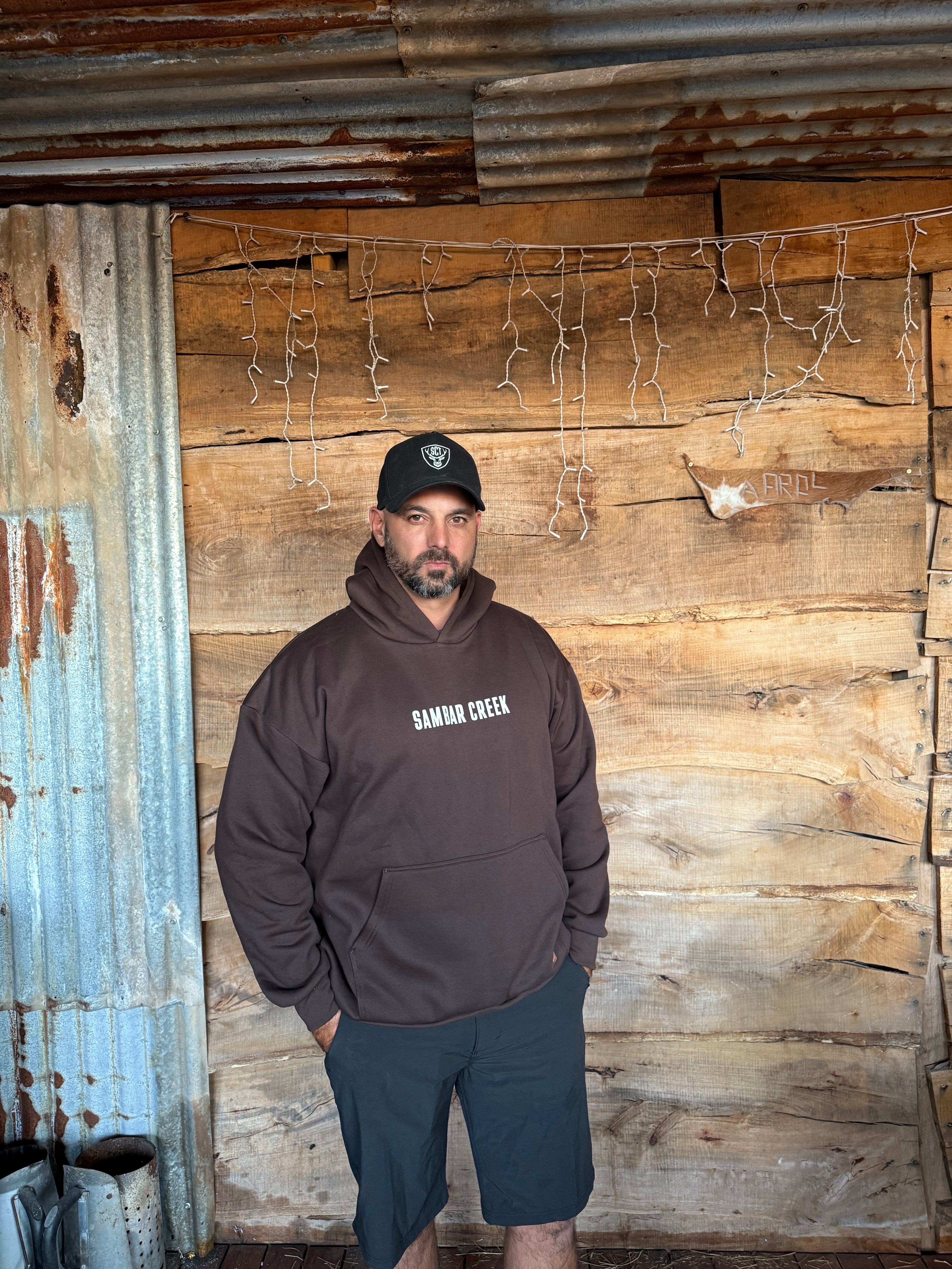 Brumby Brown Boxy Oversized Hood - Adult