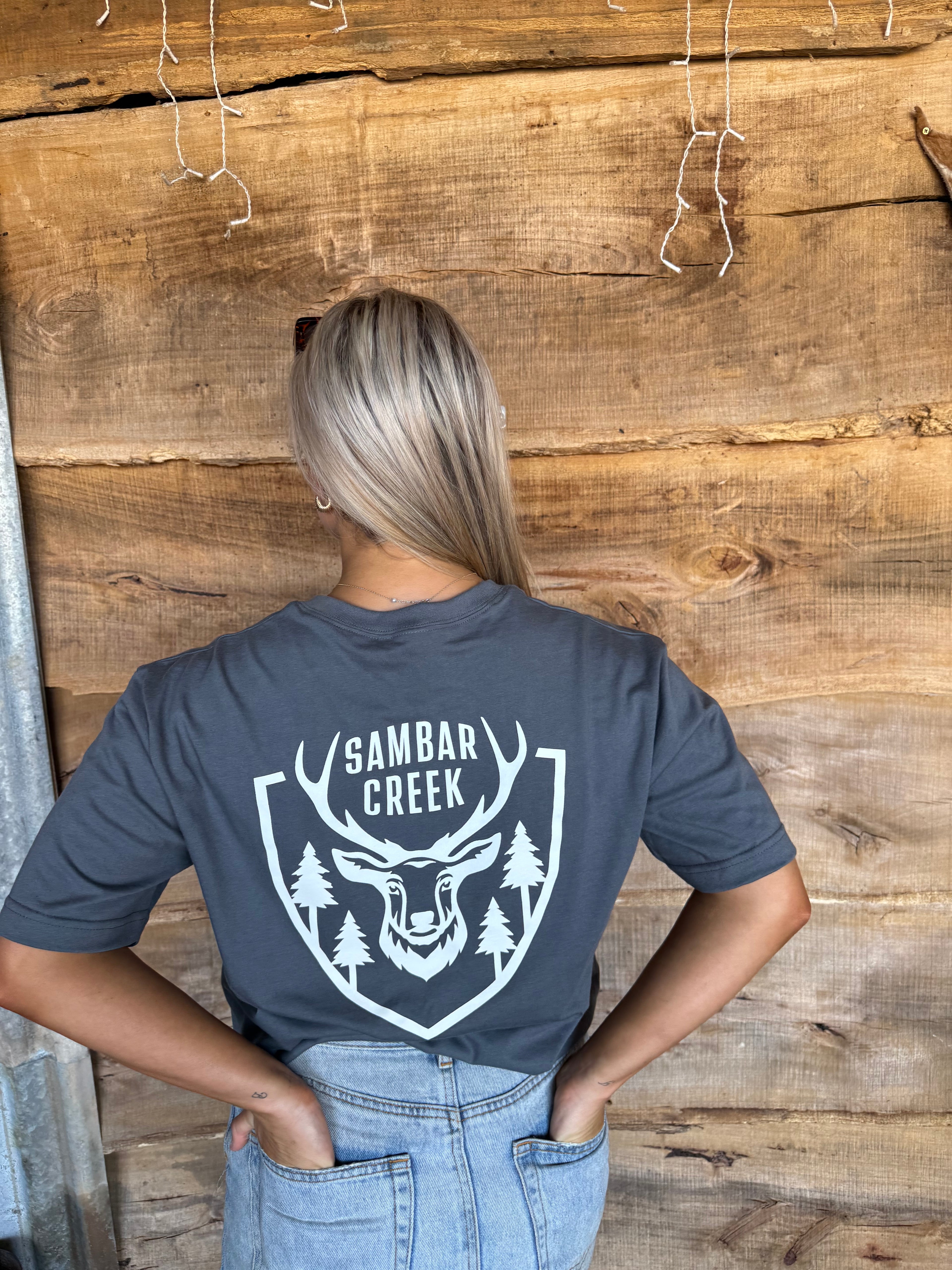 Sambar Creek Premium Tees - Stone