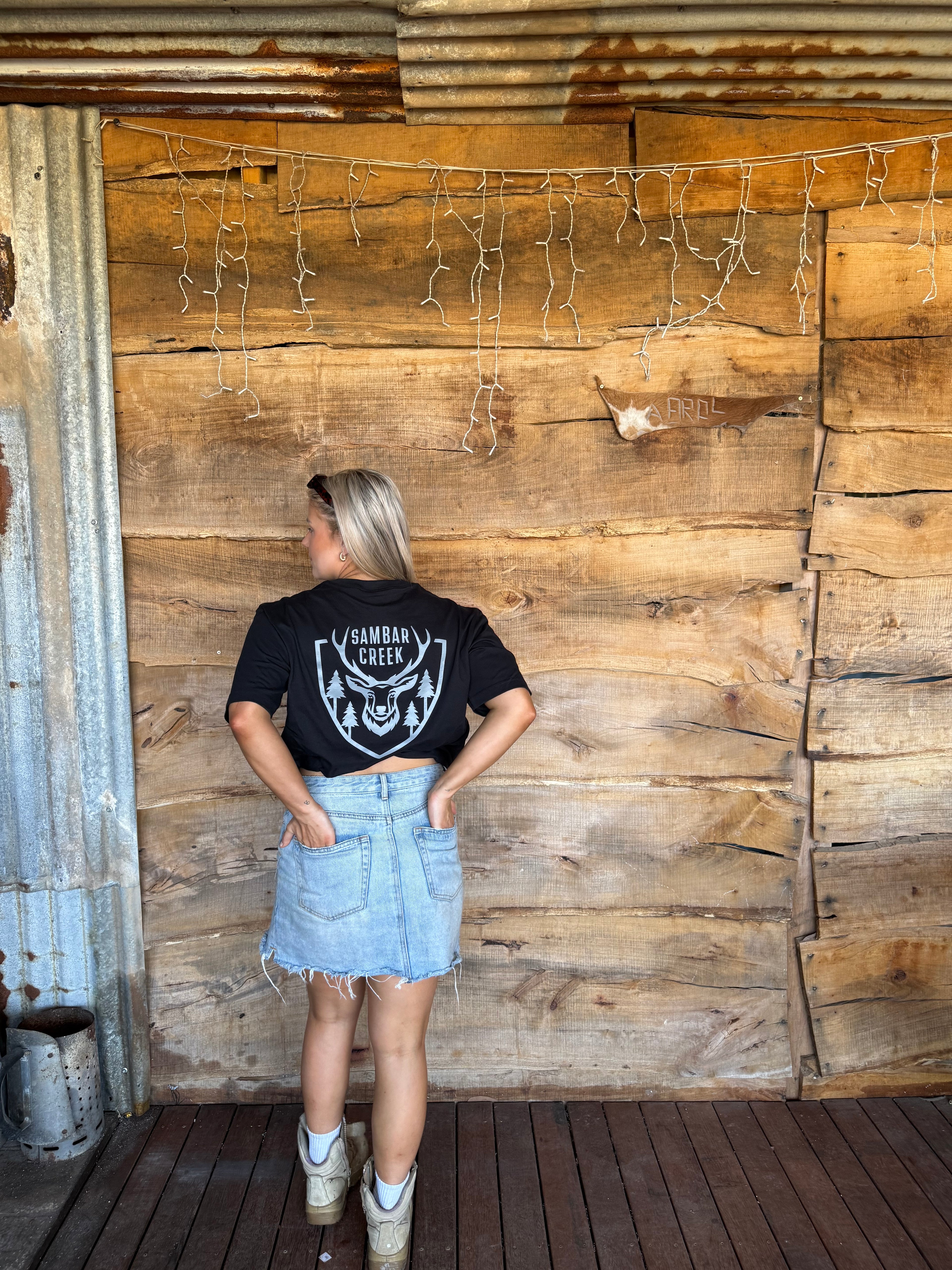 Sambar Creek Premium Tees - Black