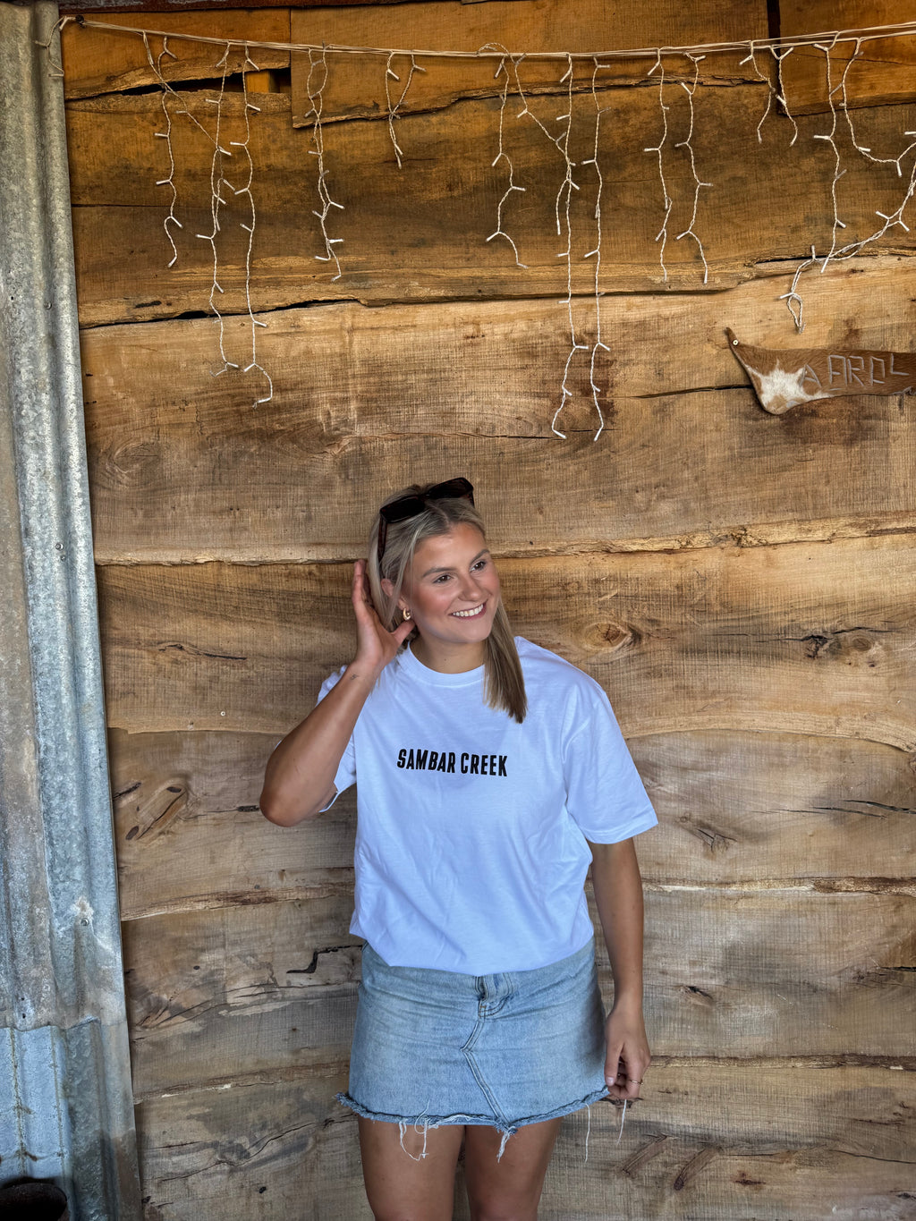 Sambar Creek Premium Tees - White