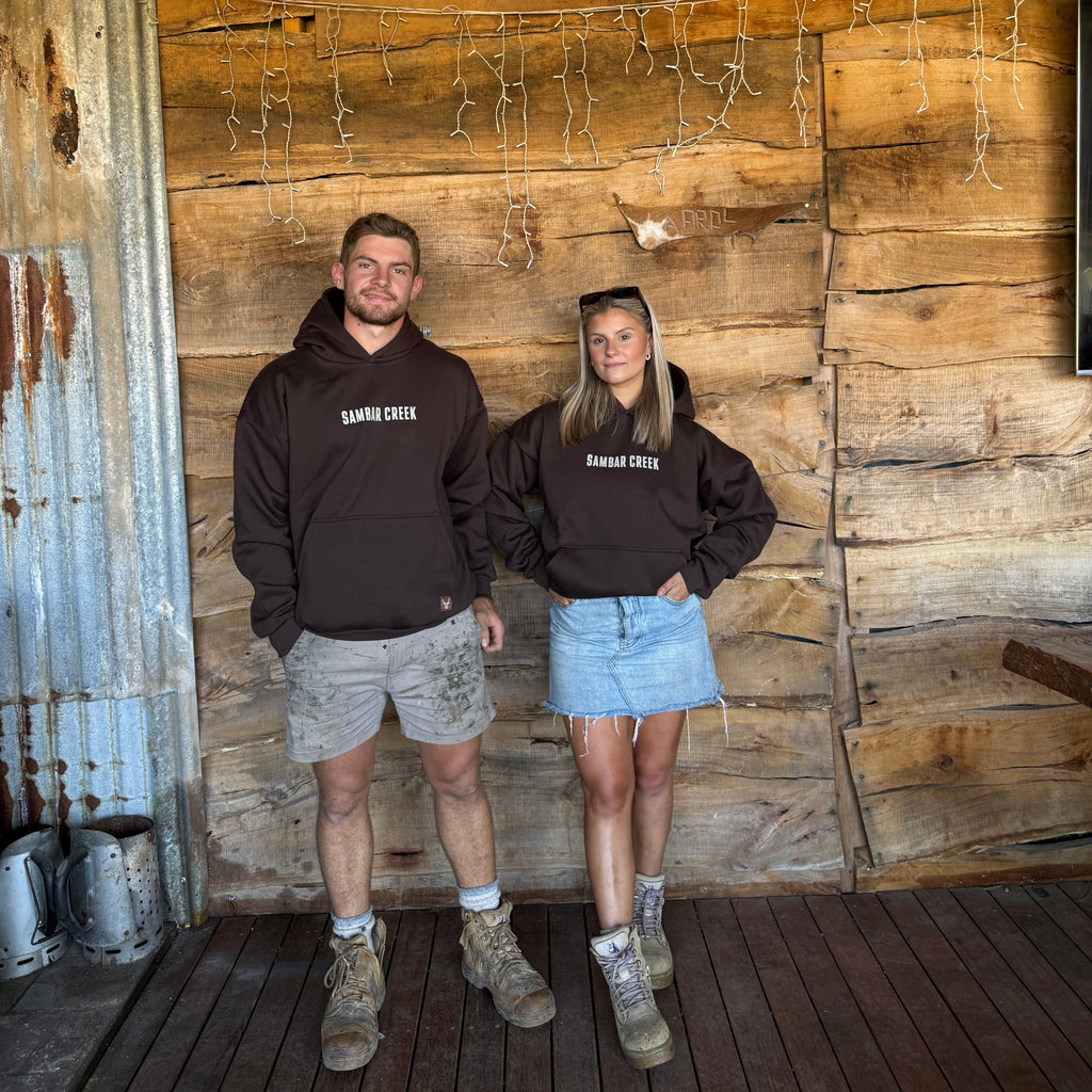 Brumby Brown Boxy Oversized Hood - Adult