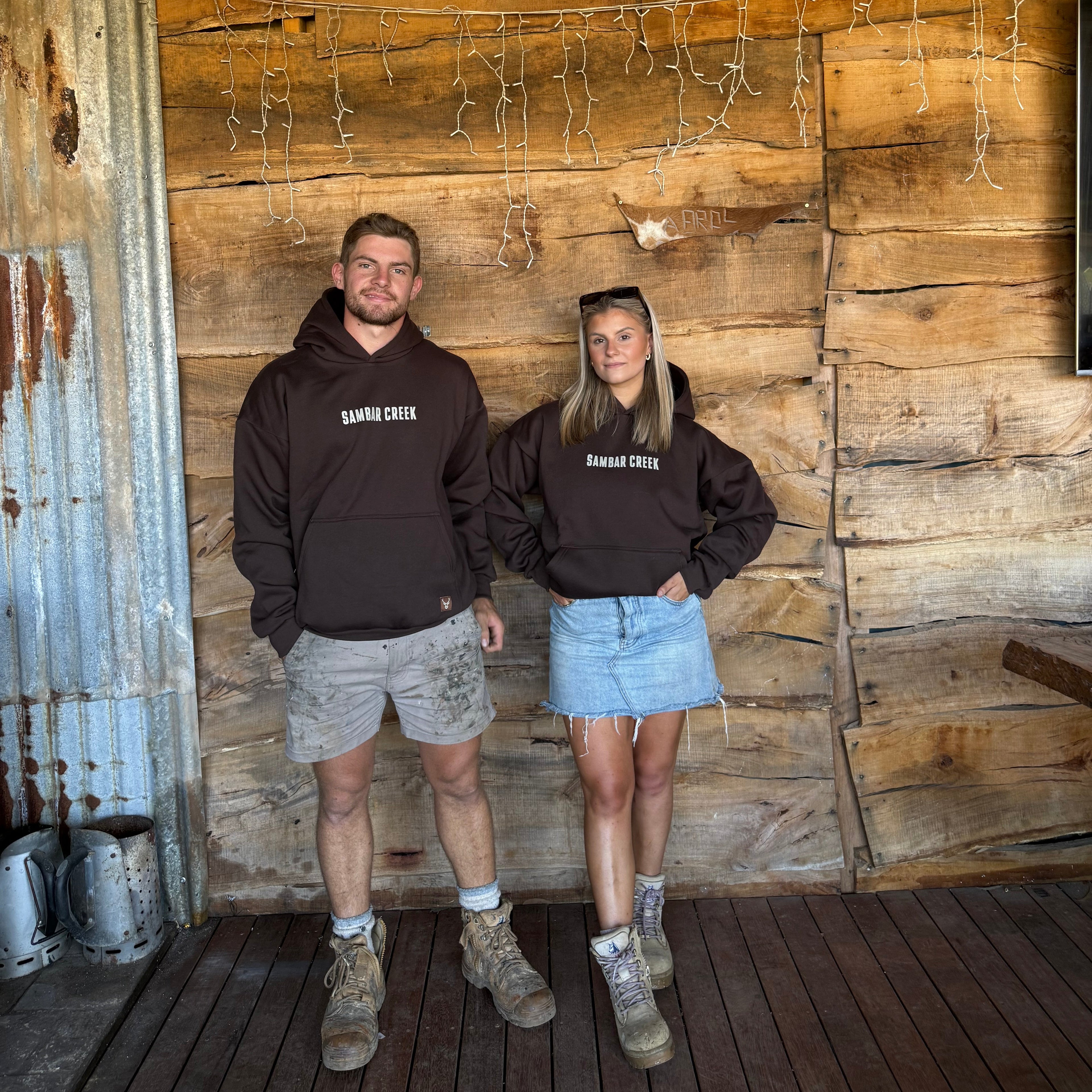 Brumby Brown Boxy Oversized Hood - Adult