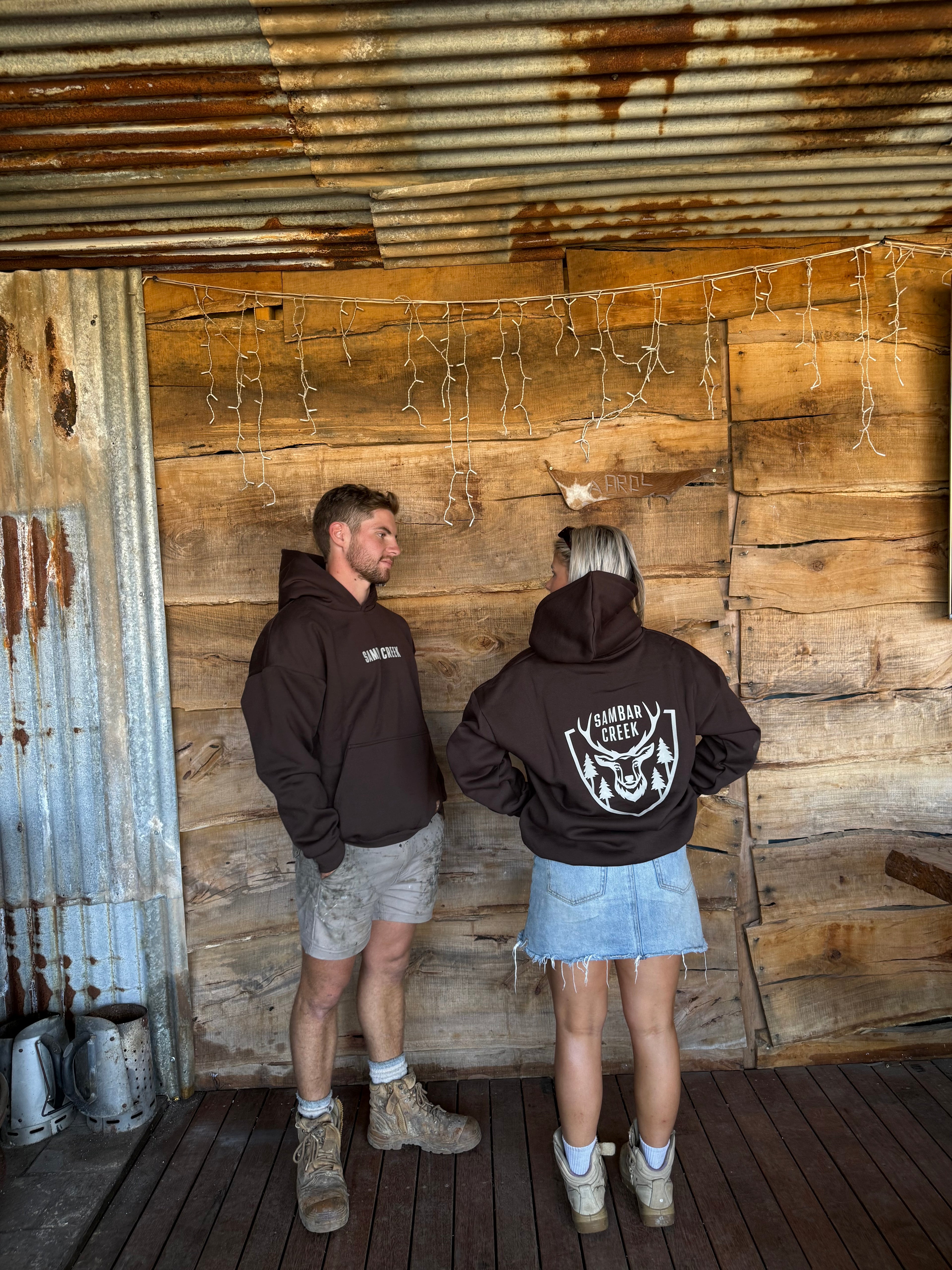 Brumby Brown Boxy Oversized Hood - Adult